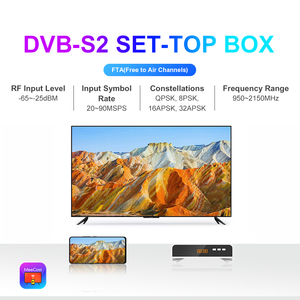 Receptor de TV por Satélite DVB-S2 <span class=keywords><strong>CCAM</strong></span> para España HEVC H.265 HD Digital <span class=keywords><strong>Free</strong></span> to Air MeeCast GX6605H Plástico con WiFi Decodificador - Product Image 2