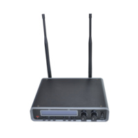 Précision Pro Audio UHF-280 Microphone double canaux Système sans fil Son cristallin Microphones sans fil professionnels
