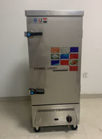 Vaporera de Arroz Comercial RTK de 12 Bandejas, a Gas, para Hotel, Cantina, Cocina, Acero Inoxidable 201, GLP/GN