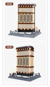 Wange 4220 Architettura Edificio Flatiron di New York Modello di Casa Assemblabile in Granuli per Regalo Bambini Set di Blocchi da Costruzione - Product Image 4