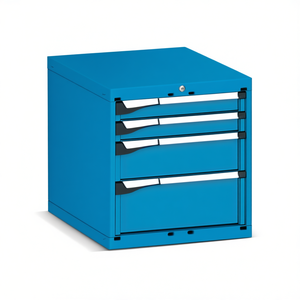 Fami Master Key Comfort C0-Eh=27x36 Drawer Cabinet 4 Drawers 561x726x600 Mm Green Ral6011 <b>Tool</b> Storage - Product Image 2