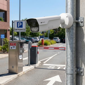 Caméra IP Bullet ANPR 5MP avec IA ISP, IK10 & IP67, reconnaissance <span class=keywords><strong>de</strong></span> plaques <span class=keywords><strong>d</strong></span>'<span class=keywords><strong>immatriculation</strong></span> pour parkings et intersections - 4COVR - Product Image 1