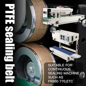 50 Stuks Ptfe Gecoate Transportband Voor Zak Afdichting Machines Hittebestendig, Anti-Stick Oppervlak Voor Industriële Verpakkingsapparatuur - Product Image 3