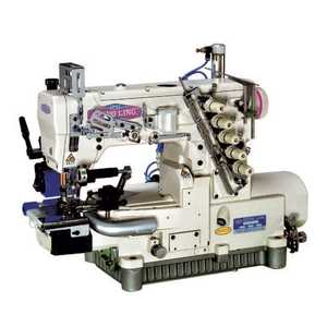 Nueva Máquina de Coser Interlock de Cama Cilíndrica de 3 Agujas y 5 Hilos Shing Ling VG-999-R500-AST-RP con Motor de Accionamiento Directo - Product Image 1