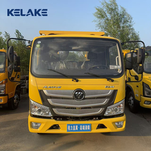 Yellow Tow <b>Truck</b> 20 Ton <b>Flatbed</b> Wrecker Diesel Manual Transmission New - Product Image 2