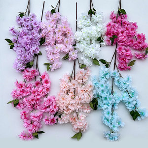 Ramas de Flores de Cerezo Artificiales de Seda al por Mayor ODIS, Flores Artificiales de Pasión, Precio Competitivo para Decoración de Bodas y Hogar - Product Image 1