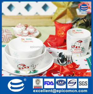 Historieta encantadora Santa serie turco conjunto de vajilla de porcelana - Product Image 3