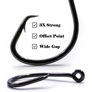 เบ็ดตกปลาเหล็กกล้าคาร์บอนสูง TOPRIGHT NCFH36 แบบปากนกอินทรี สำหรับตกปลาในน้ำจืดและน้ำเค็ม เหมาะสำหรับตกปลาจากเรือ เช่น ปลาคาร์พ ปลาเทราต์ ปลาบาส - Product Image 5