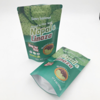 Sachet Doypack Personnalisé Imprimé Mat Givré Métallisé avec Fermeture Zip Refermable pour Emballage Alimentaire Anti-Odeur