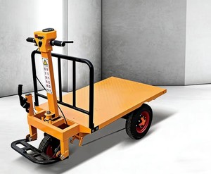 Vehículo eléctrico de tres ruedas con plataforma plana utilizado para transportar <span class=keywords><strong>y</strong></span> mover mercancías en invernaderos <span class=keywords><strong>y</strong></span> en sitios de construcción. - Product Image 2
