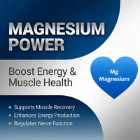 Zinc Magnésium B6 + Bore Formule Premium OEM Marque Privée Vente en Gros 120 Capsules Végétales pour le Soutien Musculaire, du Sommeil, du Cœur et du Système Immunitaire