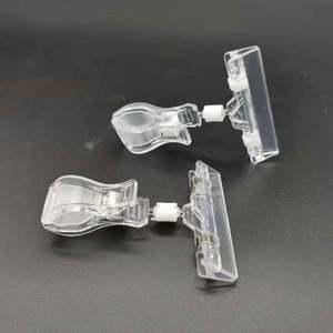 Soporte Giratorio Personalizado Ecológico de Plástico para Etiquetas de Supermercado POS - Clip de Exhibición con Asa para Tarjetas y Etiquetas - Product Image 2