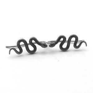 yunnique Snake <b>Cuff</b> <b>Earrings</b> Titanium Steel 316 Stainless Steel Animal Shape Fashion Jewelry - Product Image 2