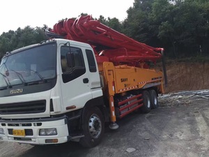 Isuzu รถปั๊มคอนกรีต37ม. 38ม. ปั๊มคอนกรีตรถบรรทุกติดตั้งบนรถบรรทุก - Product Image 2