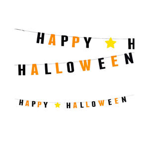 Ghirlanda in Feltro HAPPY HALLOWEEN H. 5X120CM - Product Image 1