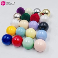 Accessoires d'emballage de parfum de luxe en gros, bouchon rond en résine ABS coloré, bouchon de flacon de parfum en verre FEA15