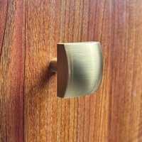 Bouton de tiroir et de placard en alliage de zinc à trou unique, design de haute qualité, disponible en plusieurs couleurs