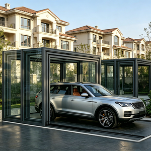 Novedad 2026: Cocheras Eléctricas Retráctiles Plegables y Móviles, Invernaderos de Cristal, Garajes Inteligentes Automáticos para Parques Residenciales - Product Image 2