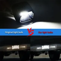 Lot de 2 feux de plaque d'immatriculation LED, ensemble de remplacement pour Nissan Frontier Titan Armada Xterra Suzuki Equator