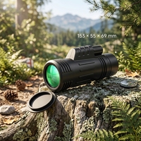 Télescope monoculaire portable de poche 8X42 pour vision nocturne HD, idéal pour la chasse, le camping et l'observation des animaux sauvages