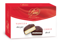 BON COCOA 448G Biscuits au chocolat et guimauves moelleuses avec garniture sucrée, goût sucré, OEM, boîte en vrac du Vietnam