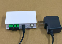 Mini Nodo FTTH, Receptor Óptico Activo de TV por Cable de 1550nm con Conector Coaxial RF WDM para CATV