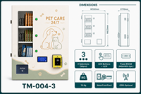 Distributeur automatique de friandises pour animaux de compagnie, 3 sélections, bouton LED, écran LCD, paiement, compact, mural, distributeur de friandises pour chiens, nourriture pour animaux de compagnie, jouets, 16 kg, CE