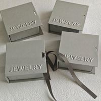 Scatole per Gioielli Personalizzate con Logo, Stile Libro, per Set di Bracciali e Collane, Confezione Regalo con Chiusura Magnetica