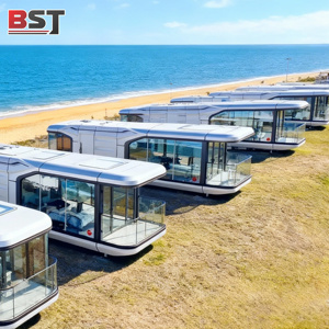 Casa Modulare Personalizzata 20ft in Acciaio con Pannelli Sandwich Impermeabili per Appartamenti, Ville, Resort e <span class=keywords><strong>Hotel</strong></span> <span class=keywords><strong>Capsula</strong></span> all'Aperto - Product Image 3