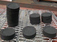 Machine de fabrication de charbon de bois rond pour narguilé briquettes de charbon de bois cube à prix abordable