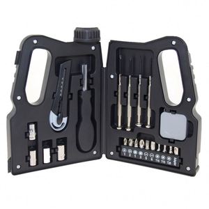 Ensemble d'outils personnalisé JERRYCAN - NOIR, portable et durable avec des outils multifonctions pour cadeau promotionnel - Product Image 3