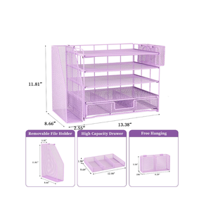Bàn Tổ Chức Và Phụ Kiện & Không Gian Làm Việc Tổ Chức Văn Phòng Nhà Cung Cấp Tập Tin Tổ Chức Bàn Ngăn Kéo Tổ Chức Với 2 Chủ Bút - Product Image 5