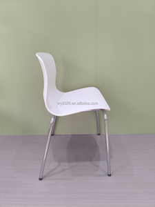 Silla Ergonómica de PP Ecológica Blanca y Cómoda para Profesor, Precio Económico, Venta al Por Mayor - Product Image 1