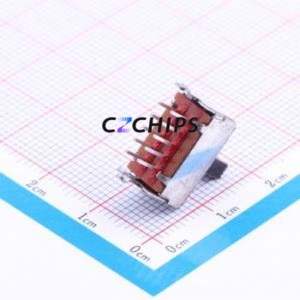 SSSF024800 Slide Switch Through hole Component (THT) Switch Double Pole Three Throw Rectangle Pin Header PC Pin 14.5mm - Product Image 2