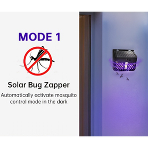 Lámpara <span class=keywords><strong>solar</strong></span> insecticida para exteriores IP65, repelente de mosquitos con descarga eléctrica, patio, iluminación de jardín, repelente para mosquitos - Product Image 4