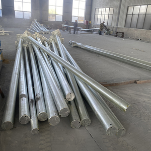 Poste de acero de metal eléctrico ligero galvanizado en caliente de 6m, 8m, 10m, 12m, torres de precio, poste galvanizado octogonal, poste de luz de acero de 40 pies - Product Image 6