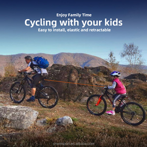 Corde de remorquage de vélo Système de remorquage de vélo <span class=keywords><strong>Trail</strong></span> Léger 160g Force 150kg Système de remorquage de vélo OEM ODM US Stock Corde de vélo - Product Image 5