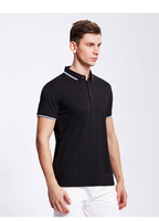 Polo de Manga Corta Unisex, Algodón Piqué, Color Sólido, Casual, Transpirable, Corte Regular, Diseño con Botones