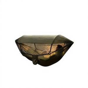 <span class=keywords><strong>Hamac</strong></span> automatique ultraléger 800g avec moustiquaire escamotable et toit anti-UV, lit d'arbre compact pour le trekking et la randonnée - Product Image 1