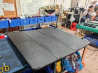 Housse coulissante en aluminium à trois volets pour BYD Shark 6 Anti-Pressure Quad-Fold Topper Anti-Theft Hard Three and Four Fold Bed Cap