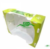 Boîte en plastique sur mesure pour l'emballage des fruits et légumes agricoles, certifiée SGS/ISO9001, OEM/ODM disponible