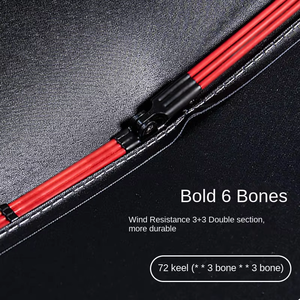 12 Rids di alta qualità ombrello pieghevole uomini d'affari antivento automatico in legno manico pieghevole ombrello per la pioggia e il sole - Product Image 4