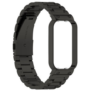 Correa de Repuesto de Acero Inoxidable para <span class=keywords><strong>Redmi</strong></span> Band 3 2, Compatible con Xiaomi Smart Band 8 <span class=keywords><strong>9</strong></span> Active - Product Image 4