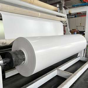 Rouleaux de tissu laminé de bâche en PVC 650GSM bon marché matériaux de tentes anti-UV imperméables avec Luc - Product Image 6