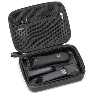 Case Compatible With Skull Shaver Electric Pitbull Pro Razor Hard Travel Rotary Men Head Shavers Beard Trimmer Storage Bag With Zipper Mesh Pocket For Mustache Grooming Kit Black Only Box - View #2