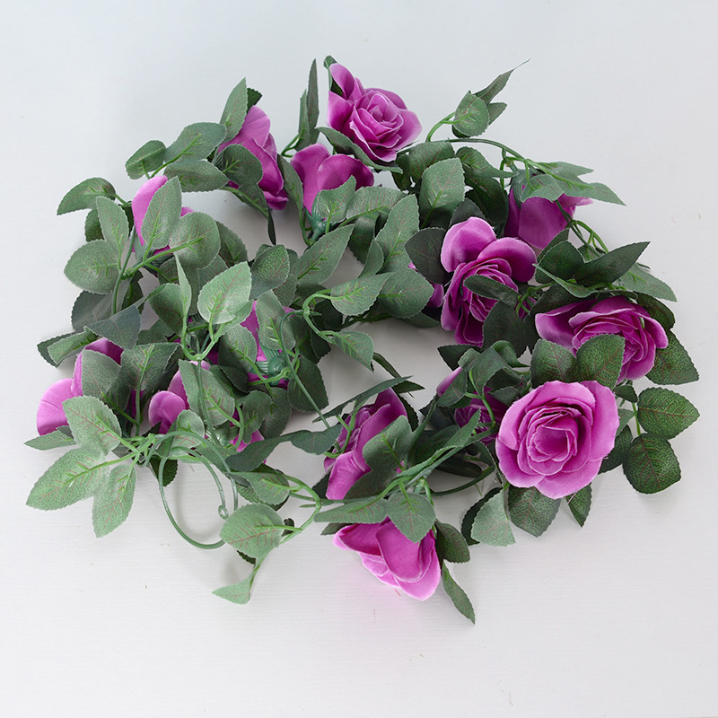 16 têtes de rose violette
