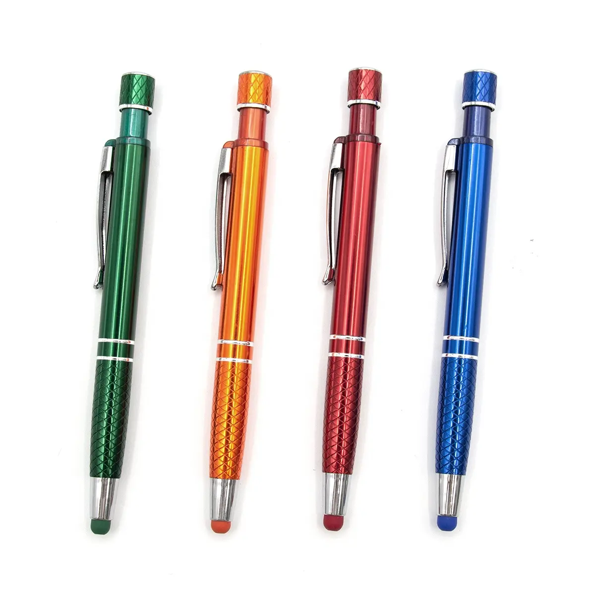 الترويجية مخصص الألومنيوم ستايلس قلم حبر جاف معدني الكرة القلم