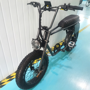 500w 48v Lithium Battery High Speed Retro Vintage <b>Ebike</b> Hubless Hybrid Fat Tire Aluminum <b>Frame</b> Passenger Mountain Elec - Product Image 3