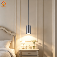 Suspension décorative en aluminium pour îlot de cuisine, luminaires GU10 pour café, suspension industrielle d'intérieur de petite taille