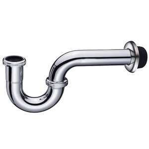 <span class=keywords><strong>Siphon</strong></span> de vidage moderne poli pour lavabo, baignoire et lavabo de salle de bain, raccord à vis G1 1/4 - Product Image 1